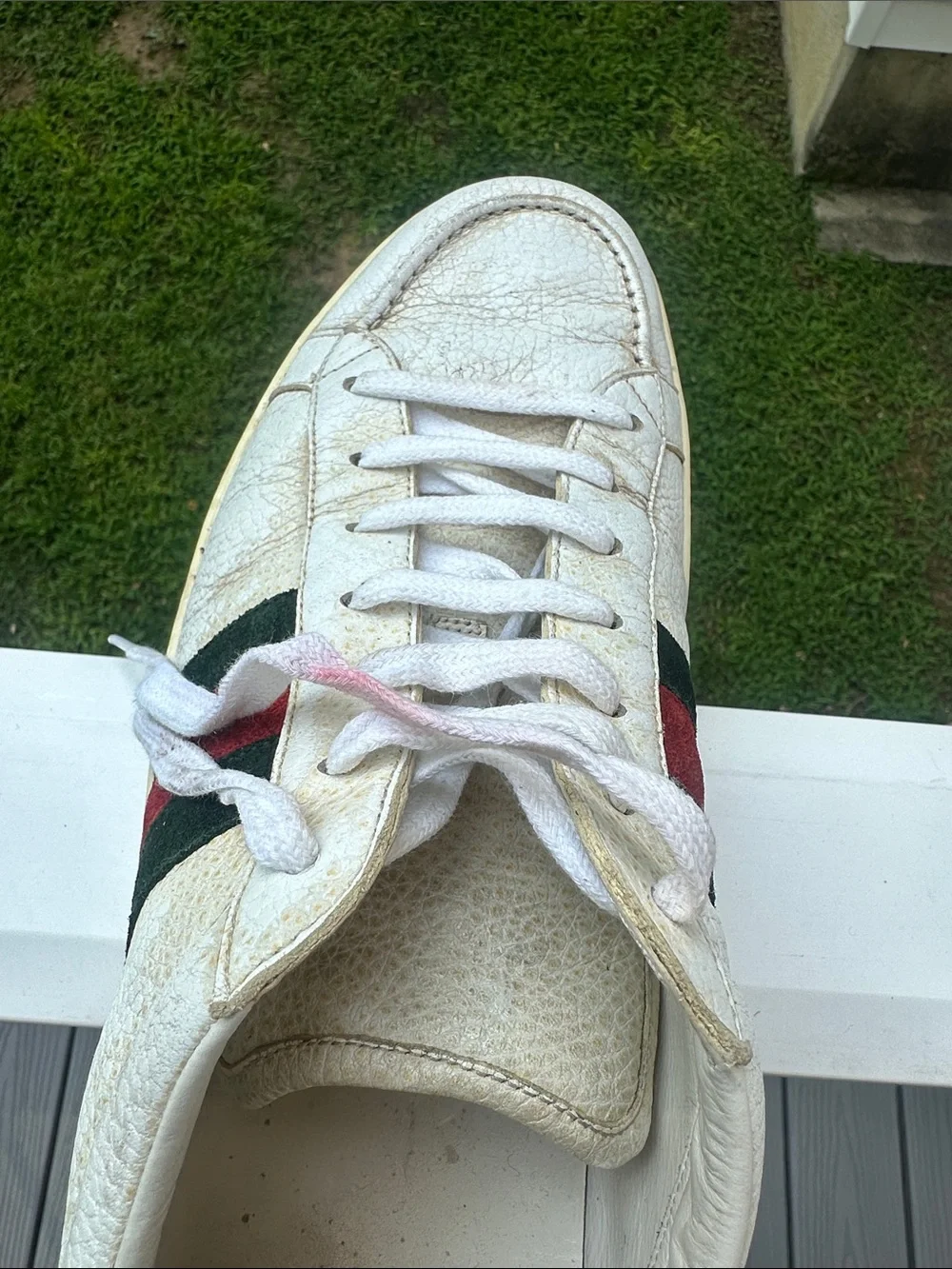Gucci Men's Gucci Ace Leather Sneakers